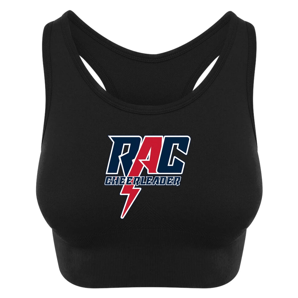 RAC Cheerleader Sporttop/Bra (Black)