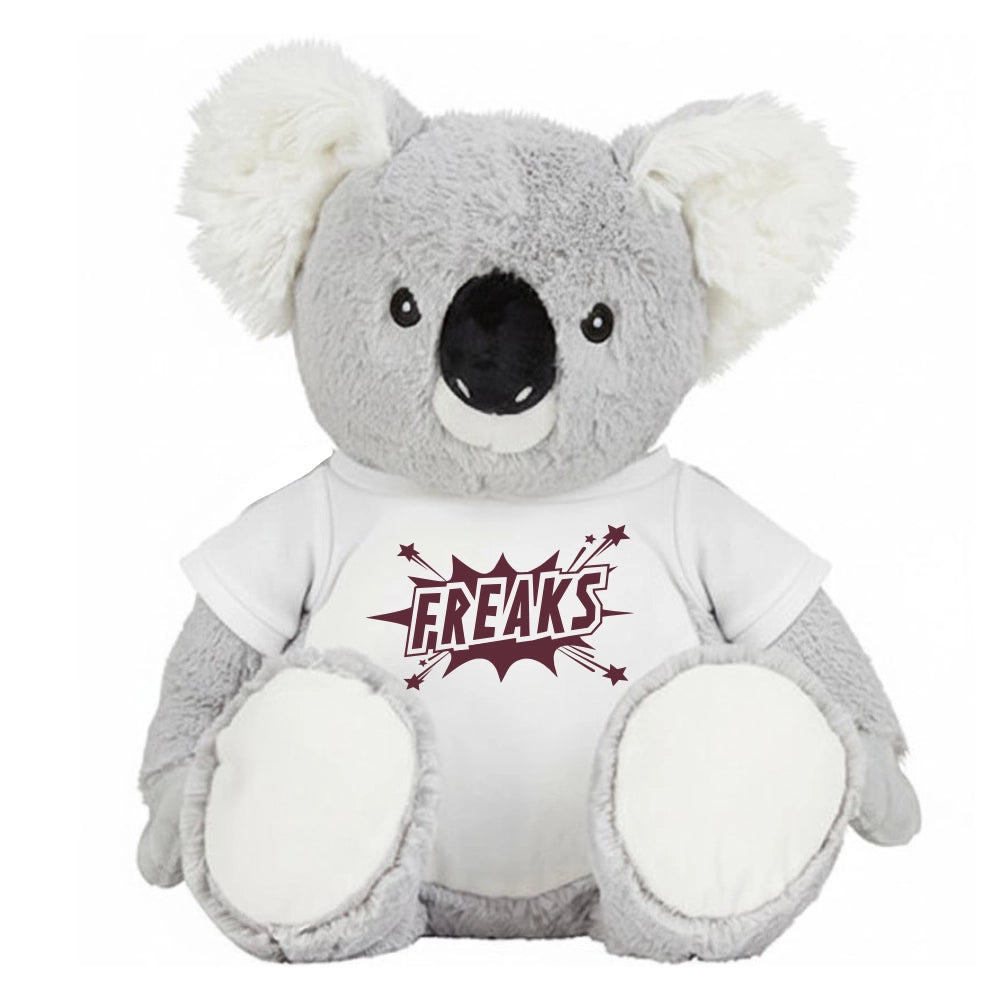 Freaks Cheerleader Plüschtier Koala mit Shirt (Grey)
