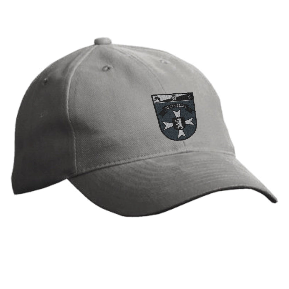 Recta Sequi 6 Panel Kappe mit Stick (Dark Grey)