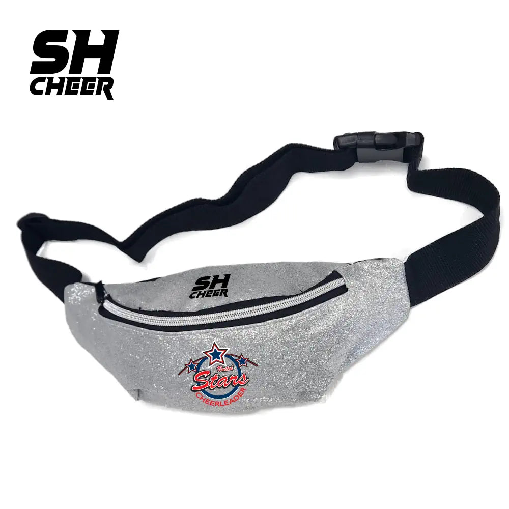 Unites Stars SHCheer Glitzer Belt Bag (Silber)