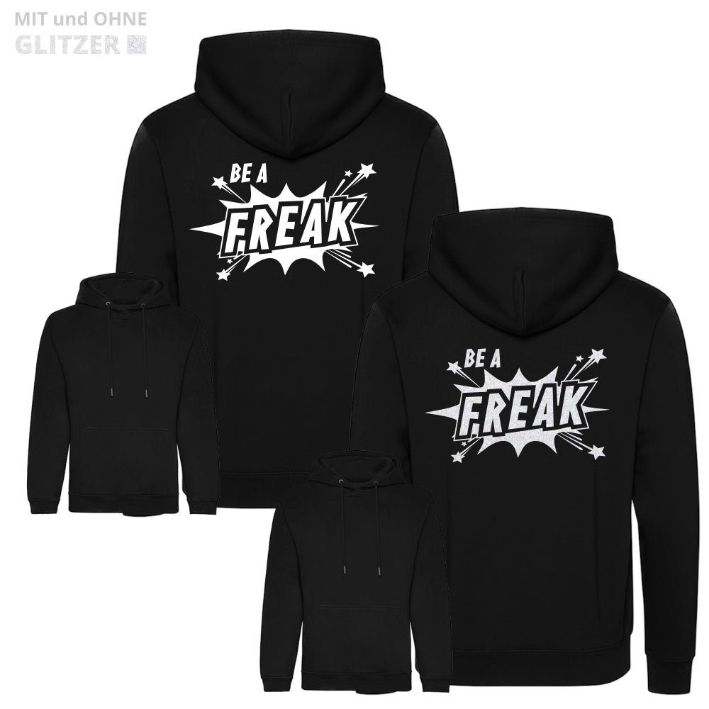 Freaks Cheerleader Hoodie V2 (Deep Black)