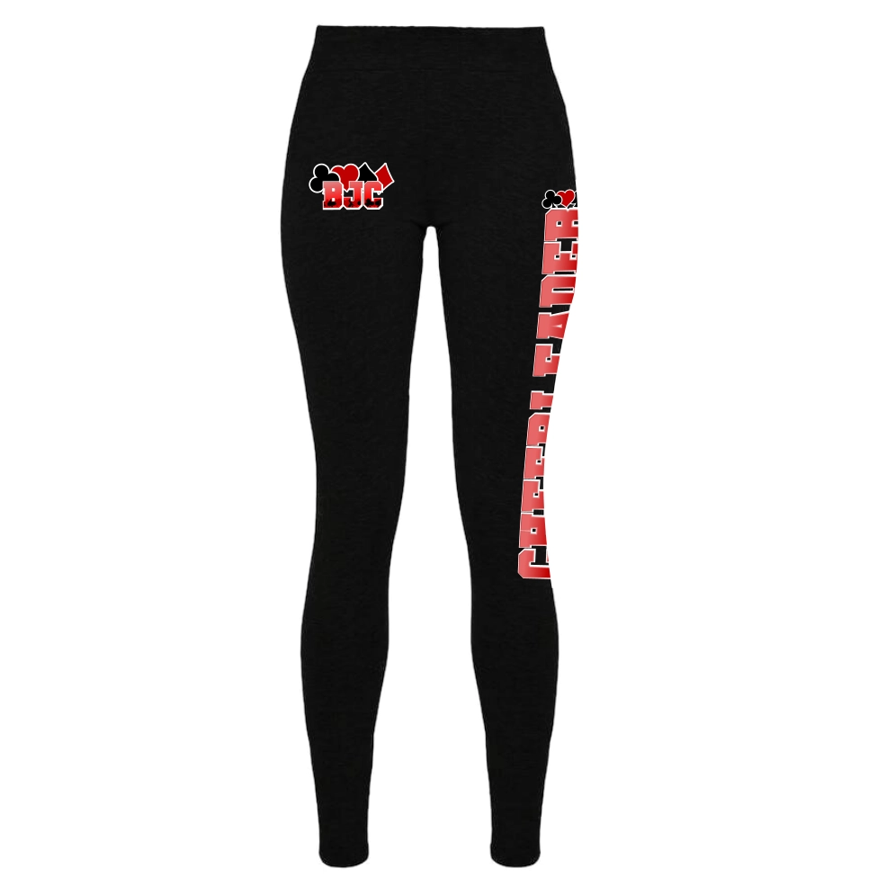 Black Jack Cheerleader Leggings (Jet Black)