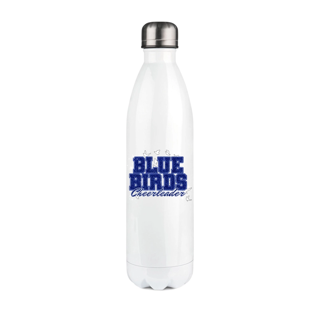 Blue Birds Trinkflasche (White)