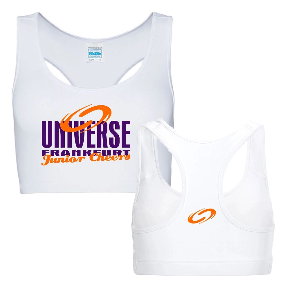 Geschützt: Universe Junior Cheer Sportbra (White)