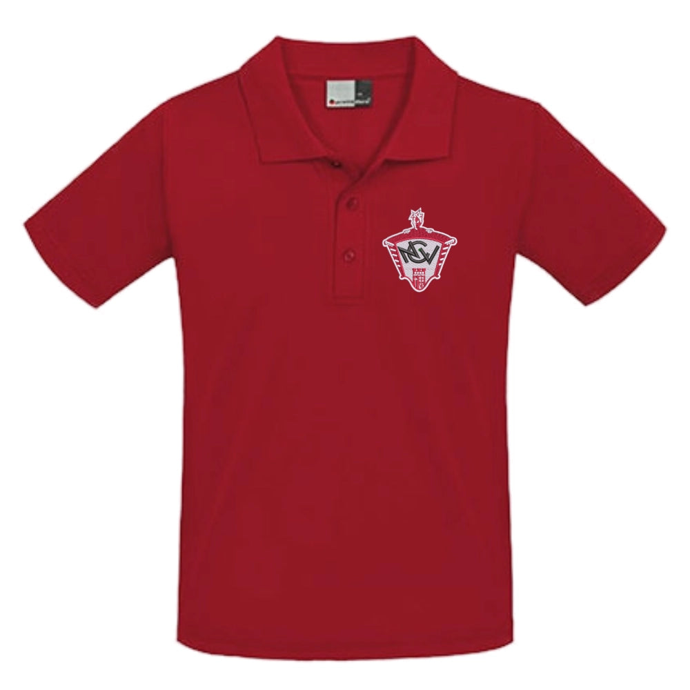 NCV Poloshirt mit Stick (Fire Red)