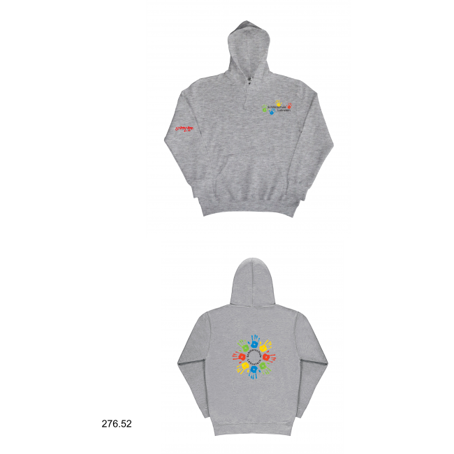 Hooded Sweatshirt Schillerschule bedruckt