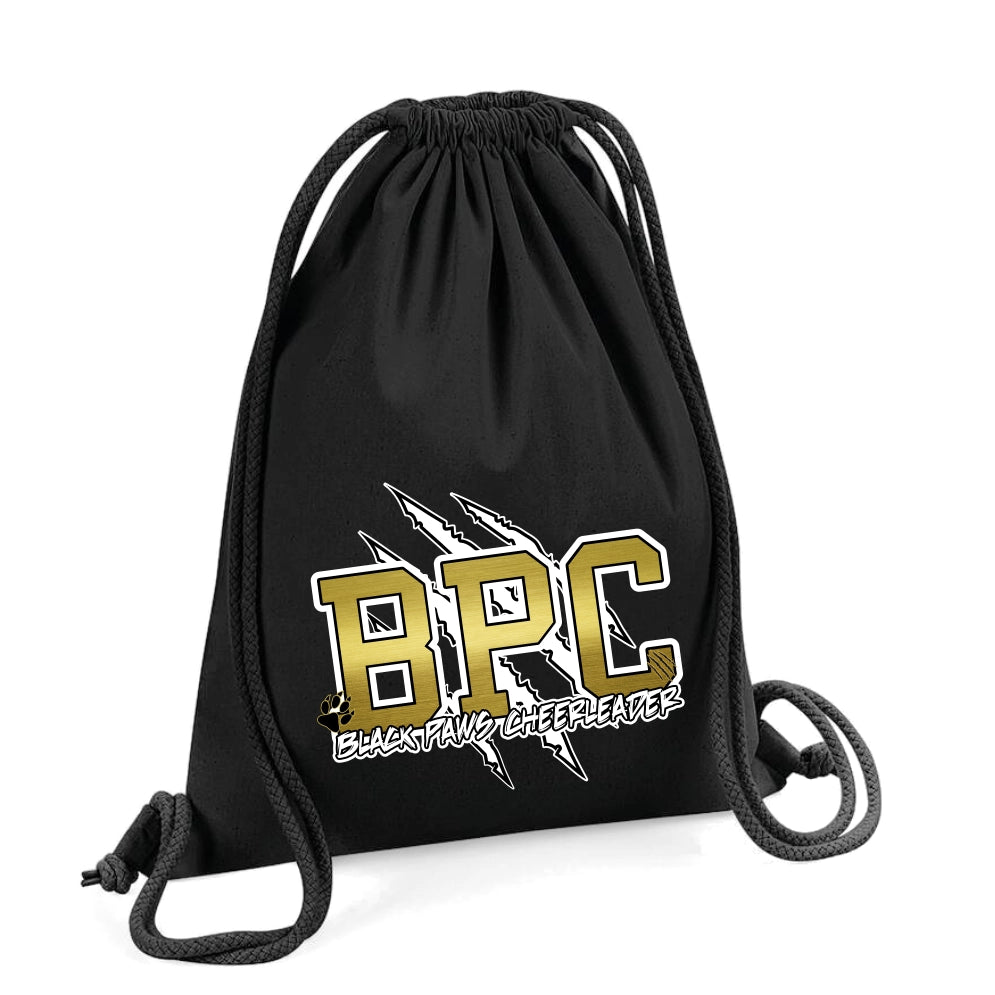 Black Paws Cheerleader PomBag (Black)