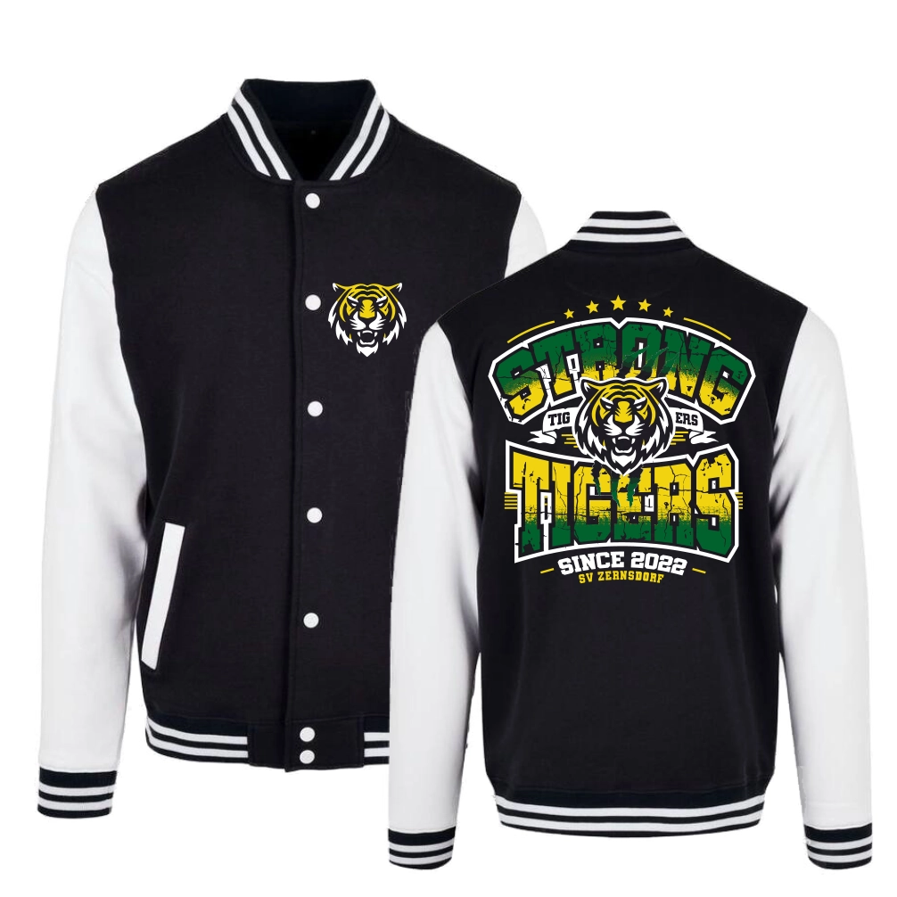 Tigers Collegejacke (Black/White)