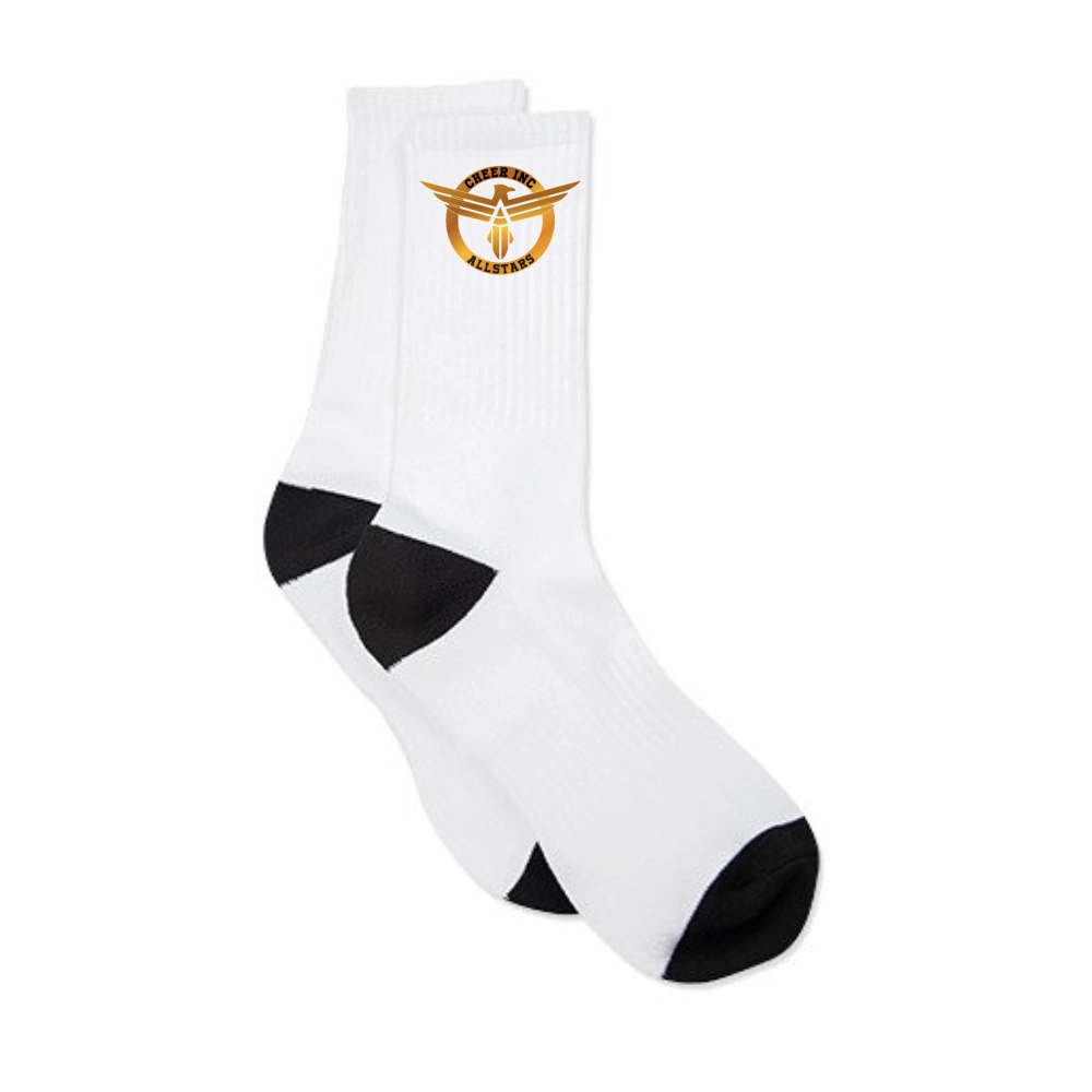 Cheer Inc Allstars Socken (Weiss/Schwarz)