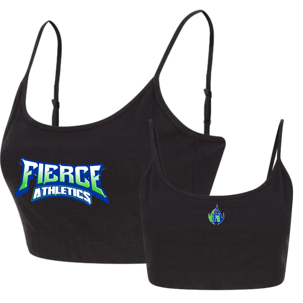 Fierce Athletics Cropped Top (Black)
