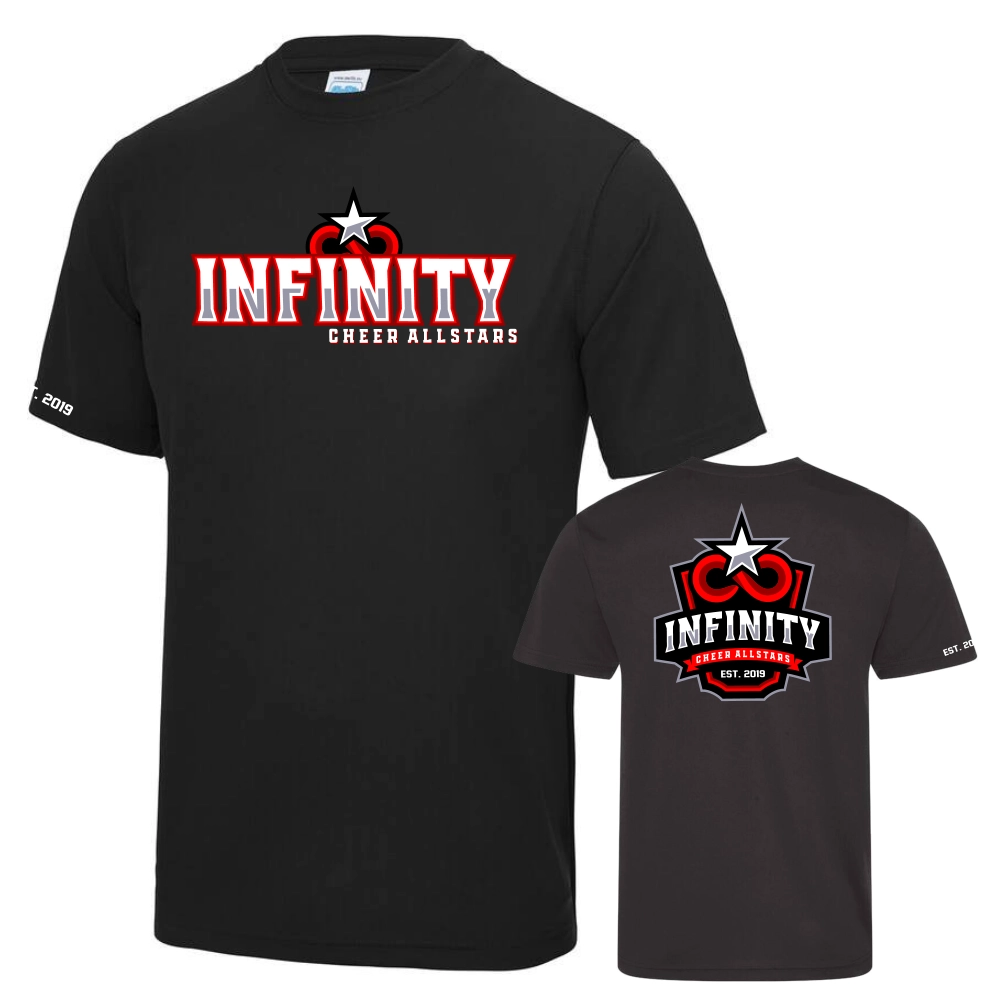 Infinity Cheer Allstars Shirt (Black)
