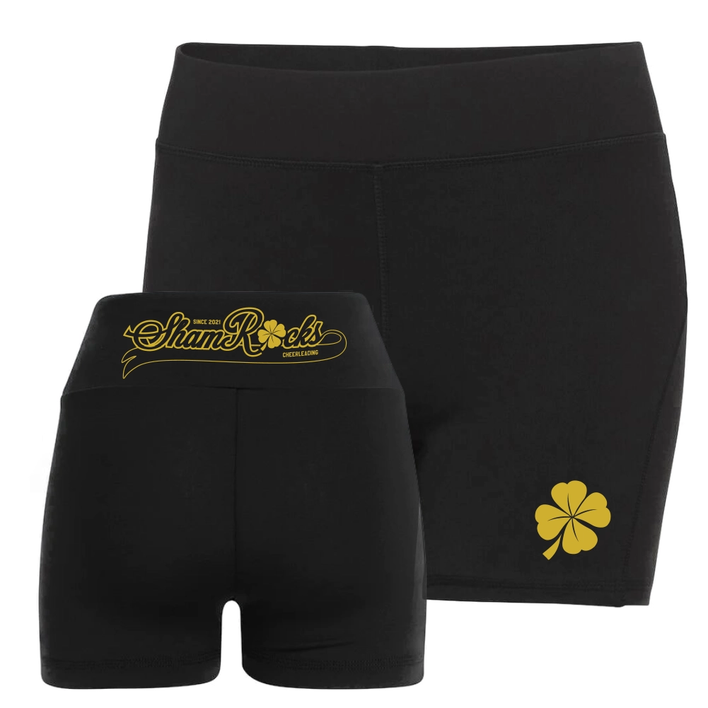 ShamRocks Cheerleader Pro Shorts (Jet Black)