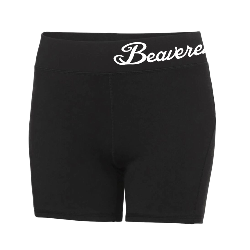 Beaverettes Cheerleader Pro Shorts (Jet Black)