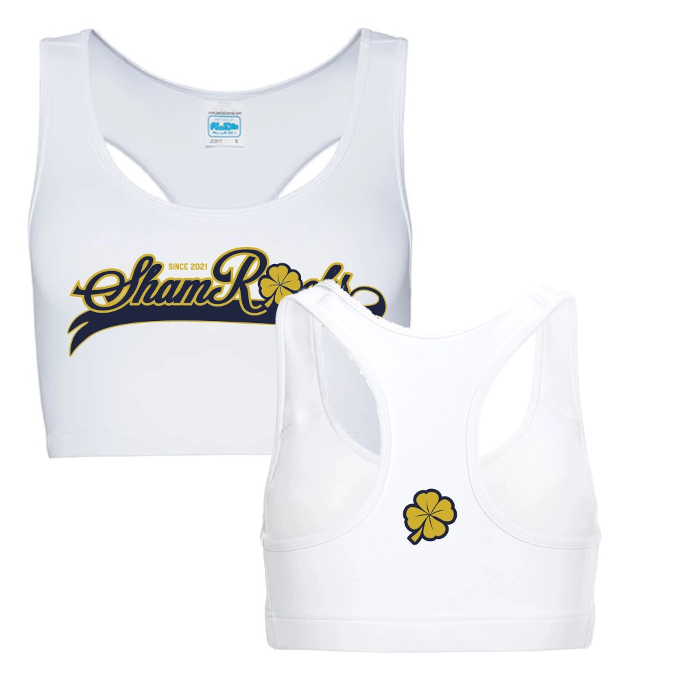 ShamRocks Cheerleader Sportbra (White)