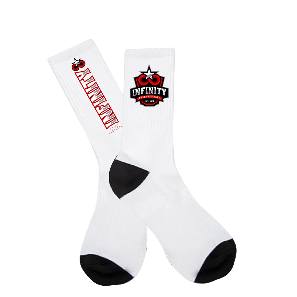 Infinity Cheer Allstars Socken (Weiss/Schwarz)