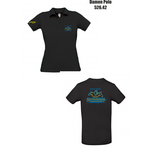 WOMAN Safran Piqué Polo Dual-Aktivierung Trainer