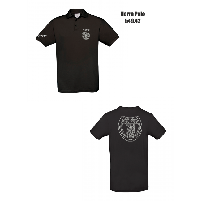 MEN Safran Piqué Polo Reitverein Jugenheim