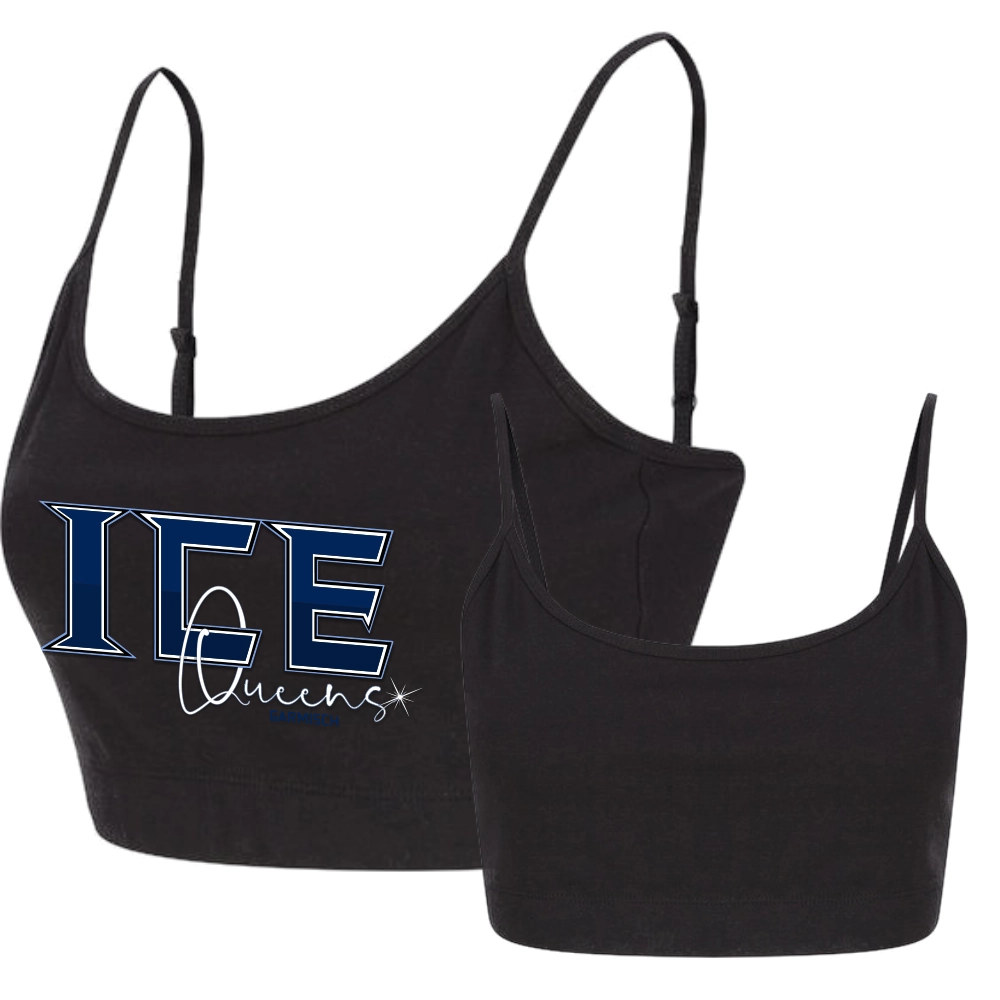 Icequeens Cropped Top (Black)