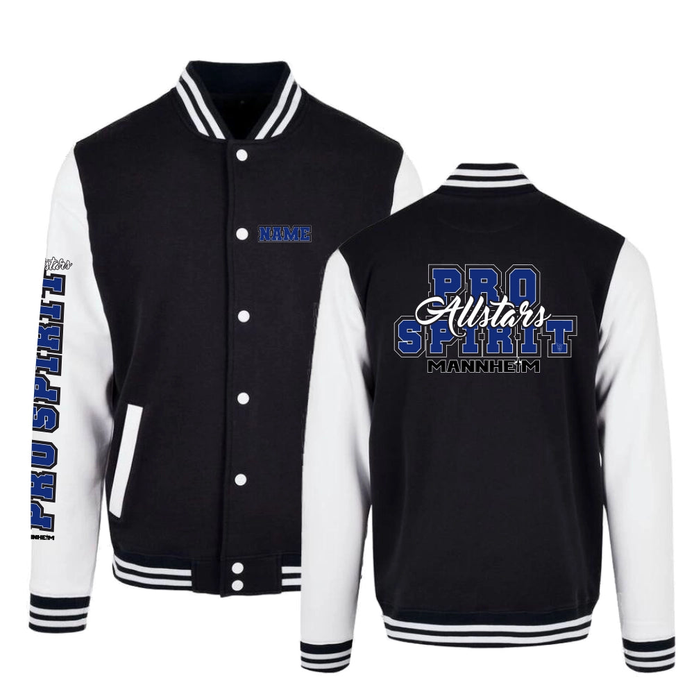Pro Spirit Allstars Collegejacke (Jet Black/White)