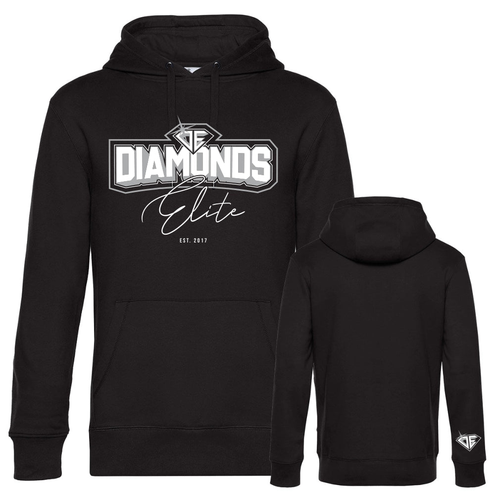 Diamonds Elite Hoodie (Deep Black)