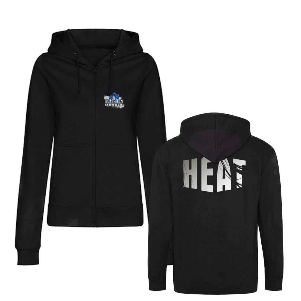 Sensation Cheerleader Hooded Sweatjacke (Black)