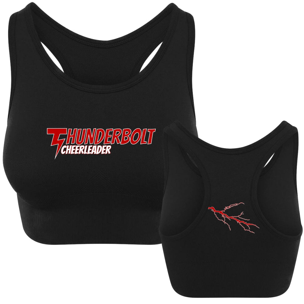 Thunderbolt Cheerleader Sportbra (Black)