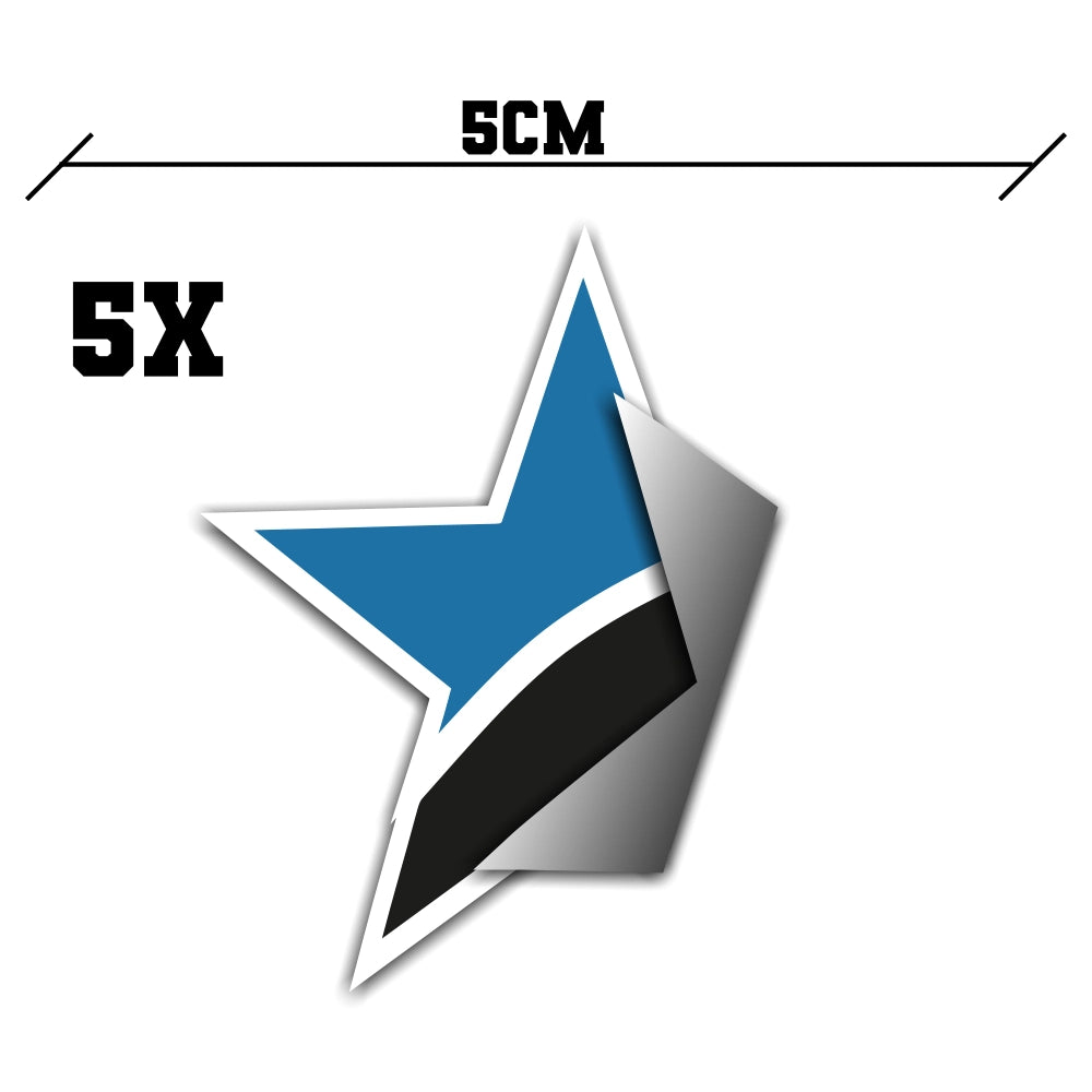 Cheer Label Langenfeld 5x Sticker 5cm
