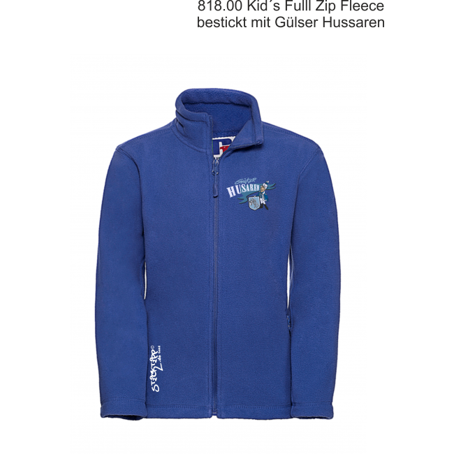 KIDS Full Zip Outdoor Fleece & Gülser Husaren