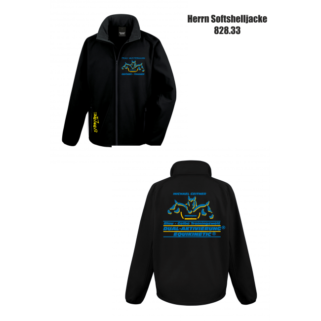 Woman Printable Softshell Jacket Dual-Aktivierung Trainer