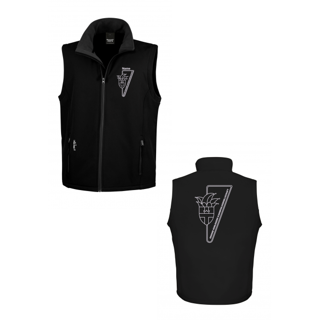 MEN Bedruckbarer Softshell Bodywarmer GKKG bestickt