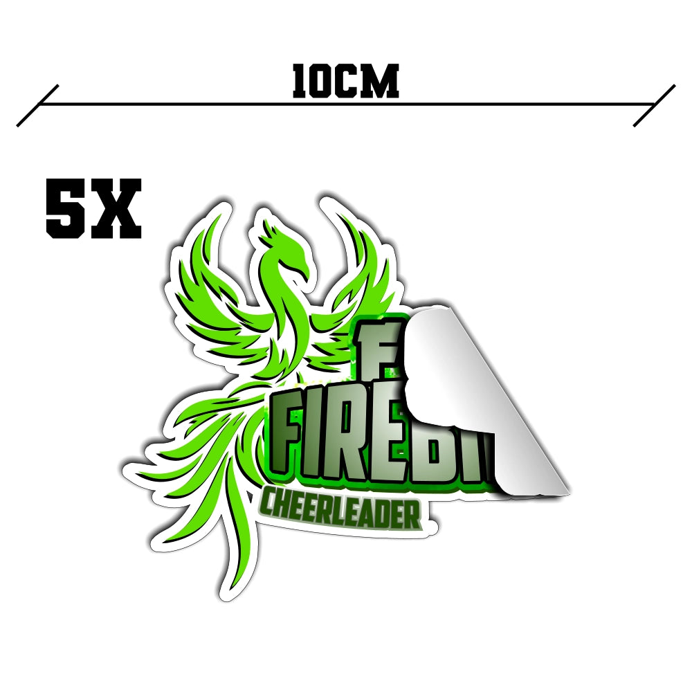 FCH Firebirds 5x 10CM Sticker