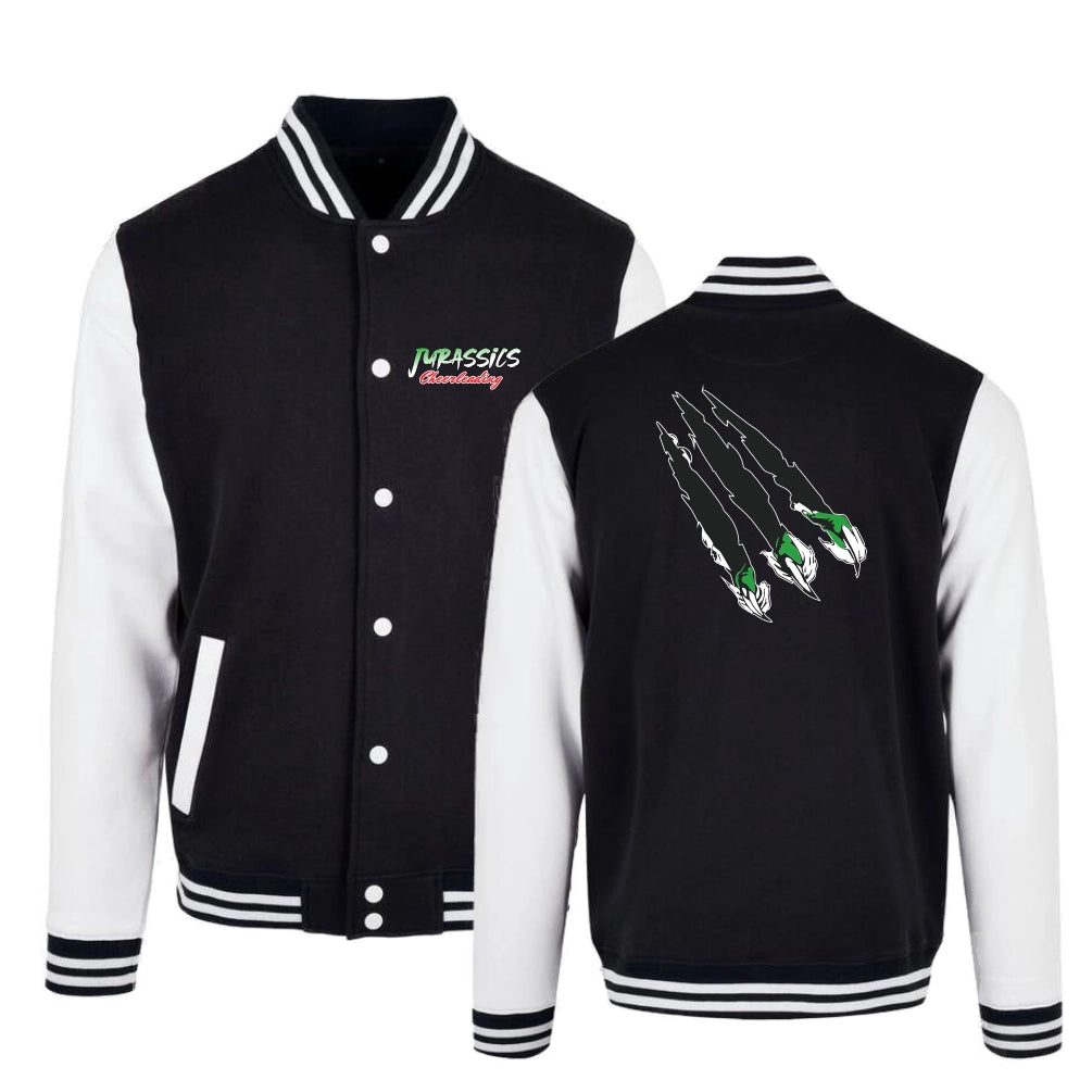 Jurassics Cheerleading Collegejacke Krallen (Jet Black/White)