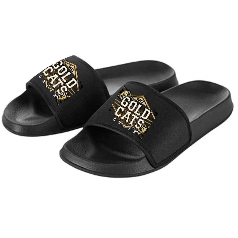 Gold Cats Badelatschen (Black)
