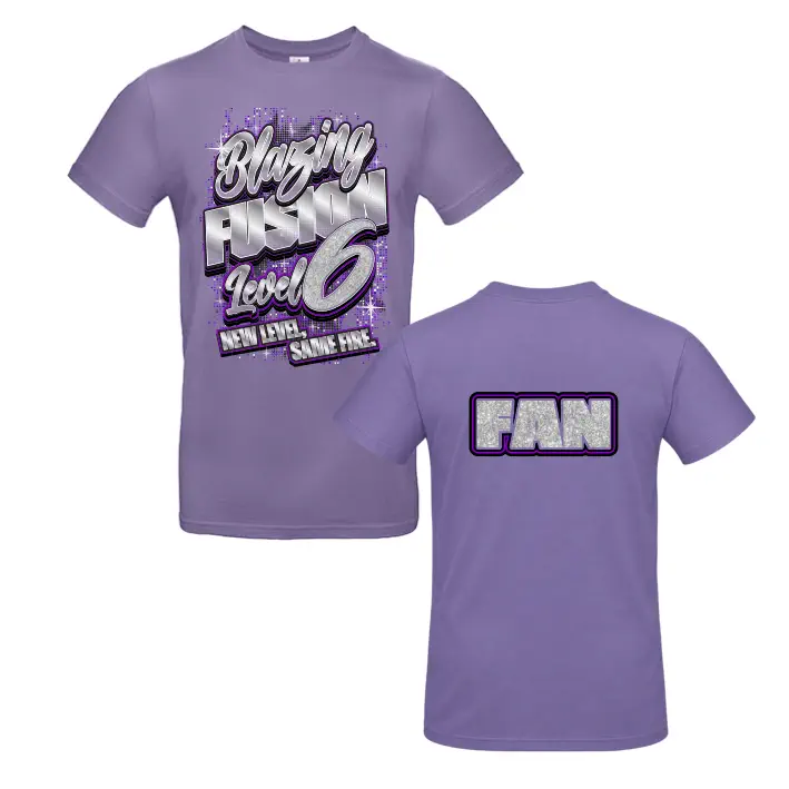 Blazing Fusion Season Fan Shirt (Millennial Lilac)