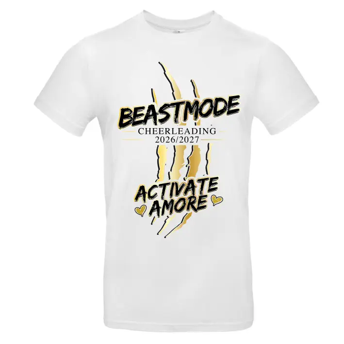 Beastmode Cheerleading Seasonshirt 26/27 (White)