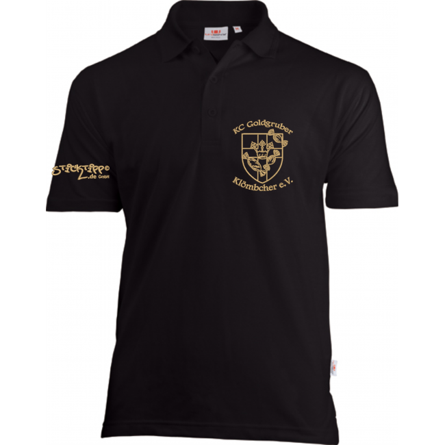 MEN Basic Polo Uniwear KC Goldgruber Klömbcher bestickt