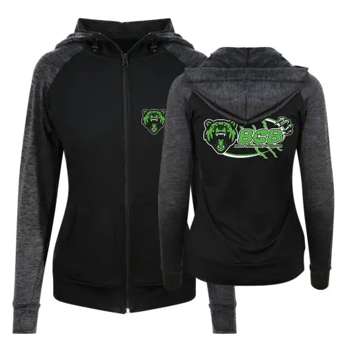 Beasts Women’s Cool Contrast Zoodie (Black/Black)