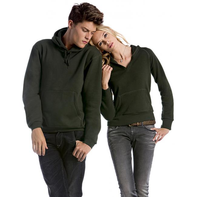 Kapuzen-Sweatshirt - WU620 bestickt Black Mamba VS mitte