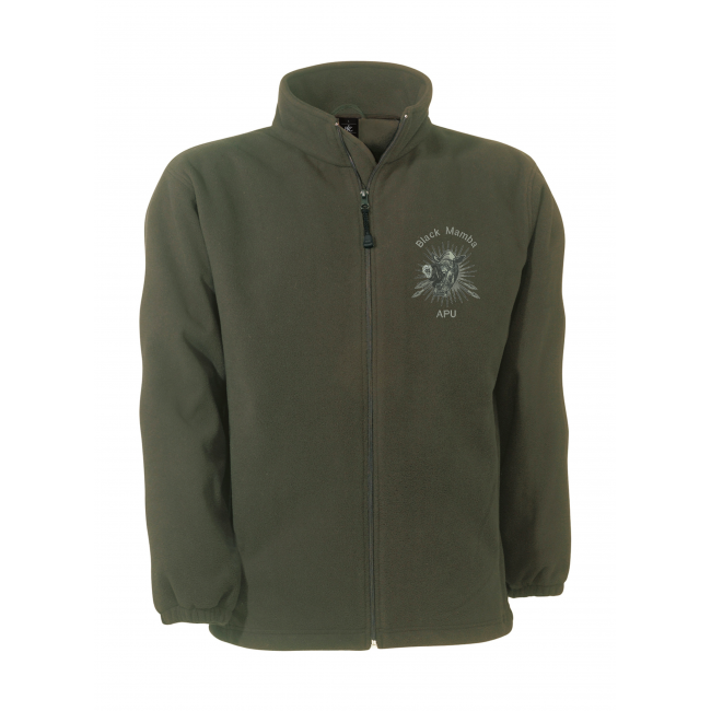 Waterproof Fleece Jacket - FU749 bestickt Black Mamba VS & RS