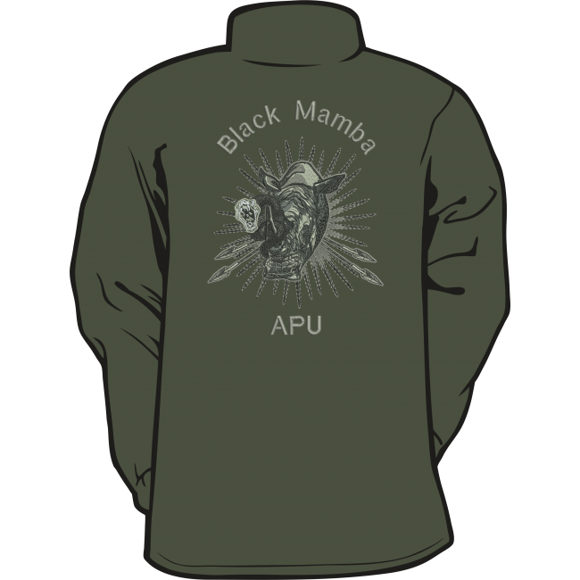 Waterproof Fleece Jacket - FU749 bestickt Black Mamba VS & RS