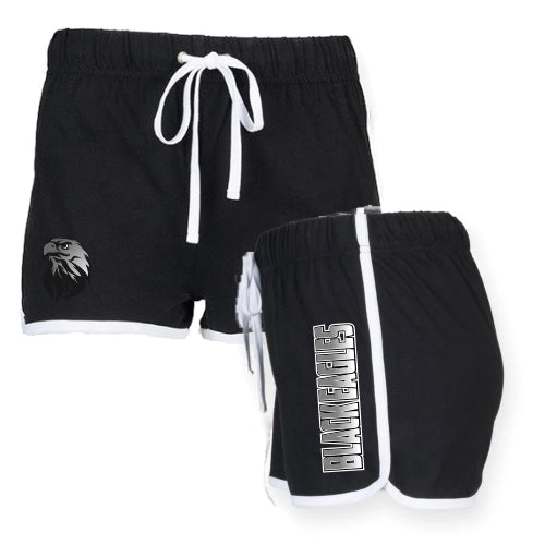 Black Eagles Retro Shorts (Black/White)