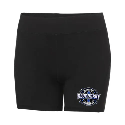 Blueberry Cheerleader Pro Shorts (Jet Black)