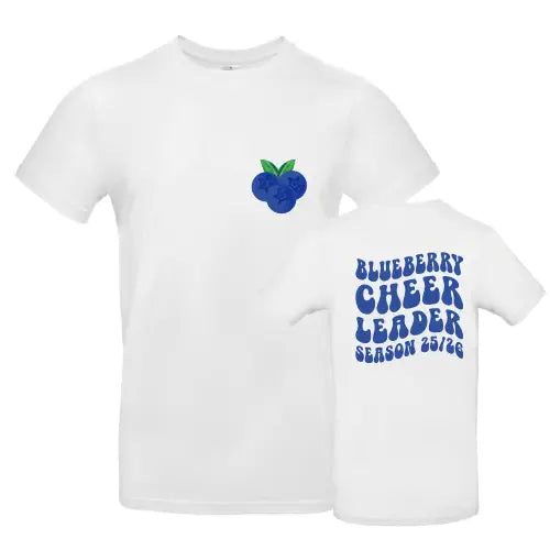 Blueberry Cheerleader Saisonshirt (Weiß)