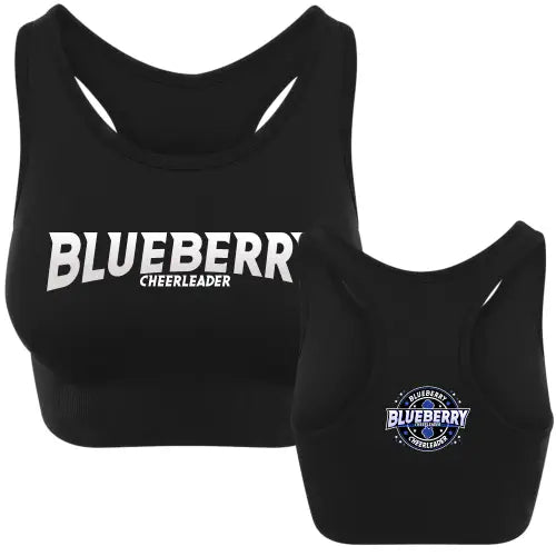 Blueberry Cheerleader Sportbra (Black)
