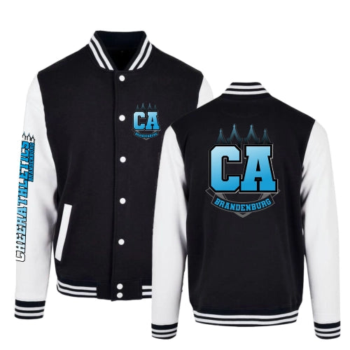 Cheer Athletics Brandenburg Collegejacke (Jet Black/White)