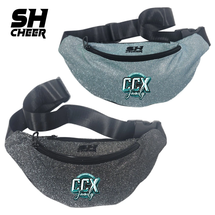 Cheer Company Weddel SHCheer Glitzer Belt Bag V2 (Black/Turquoise)