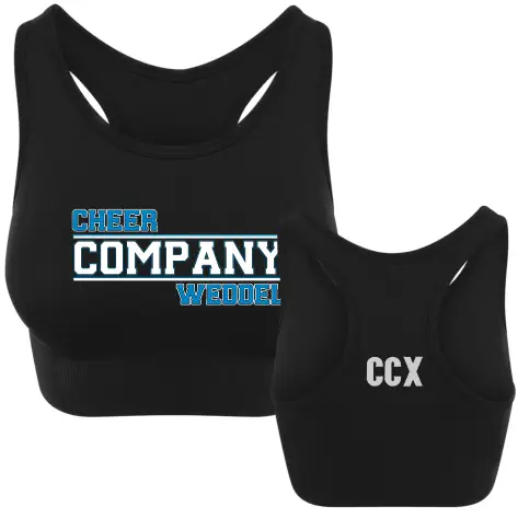 Cheer Company Weddel Sporttop/Bra (Black)