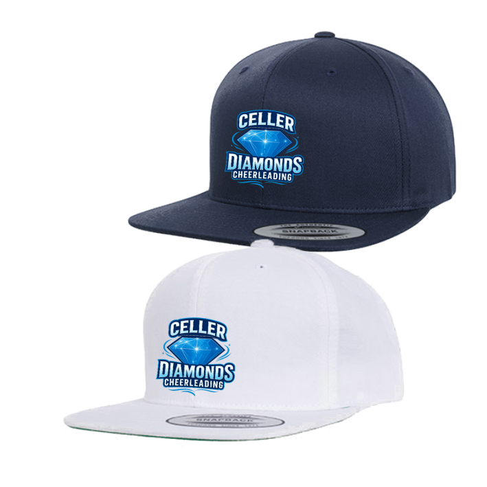 Celler Diamonds Cheerleader Snapback Kappe (White/Navy)