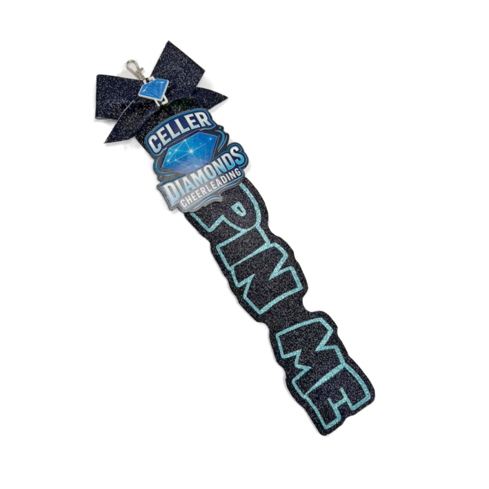Celler Diamonds SHCheer Glitzer Pin Me (Black/Neon Blue)