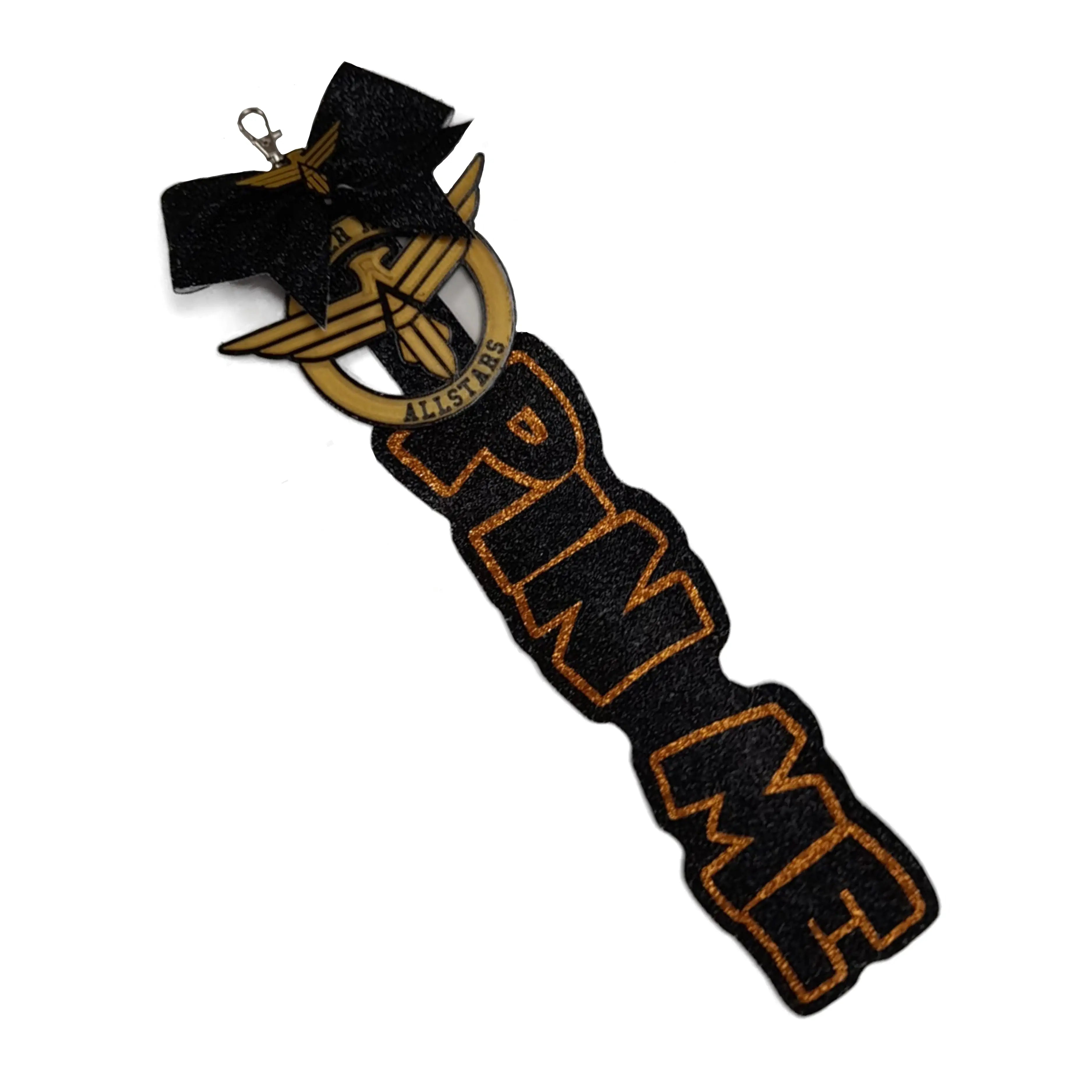 Cheer Inc Allstars SHCheer Glitzer Pin Me (Black/Gold)